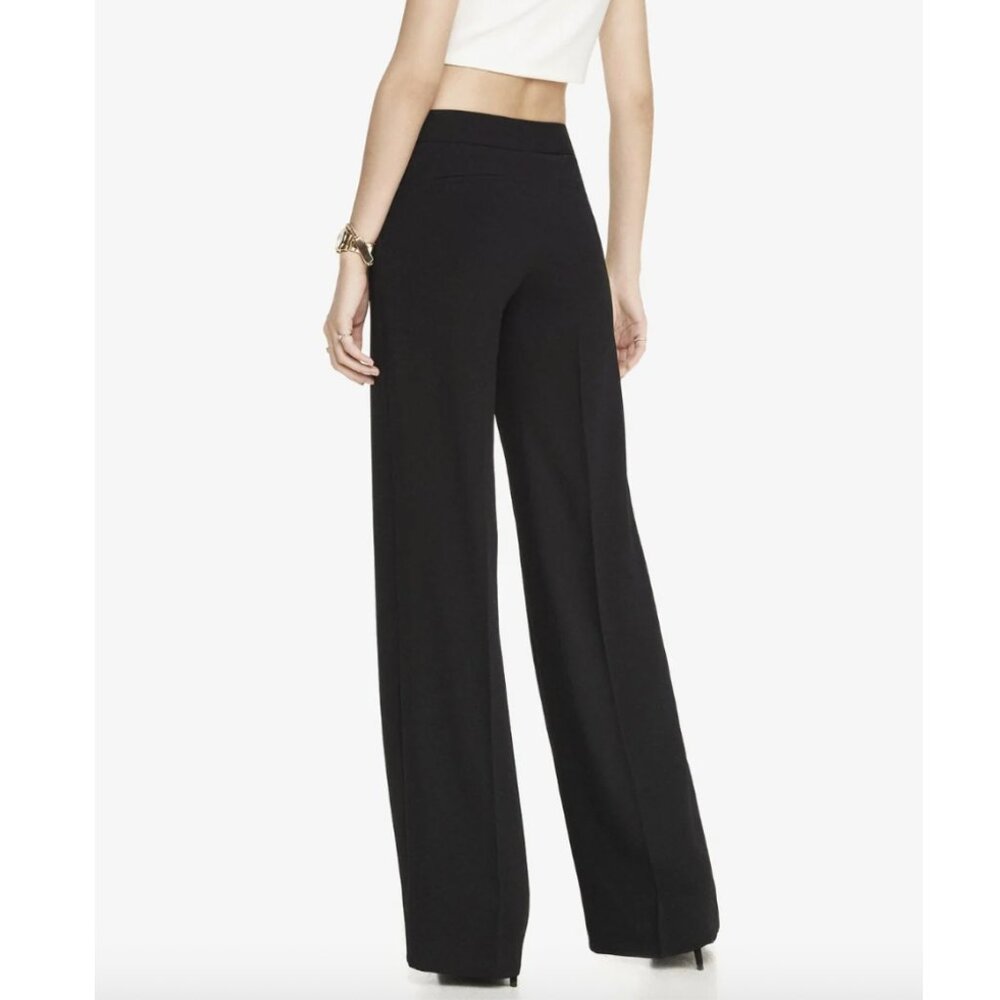 NWT Express Classic Wide Leg High Rise Pants With Side Zipper - Picture 4 of 11